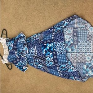 A cute, lengthy, flowey girls dress